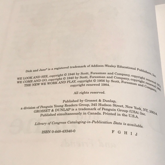 Original Dick and Jane books in 1 hardback book. - 1984 - New condition - Picture 2 of 4